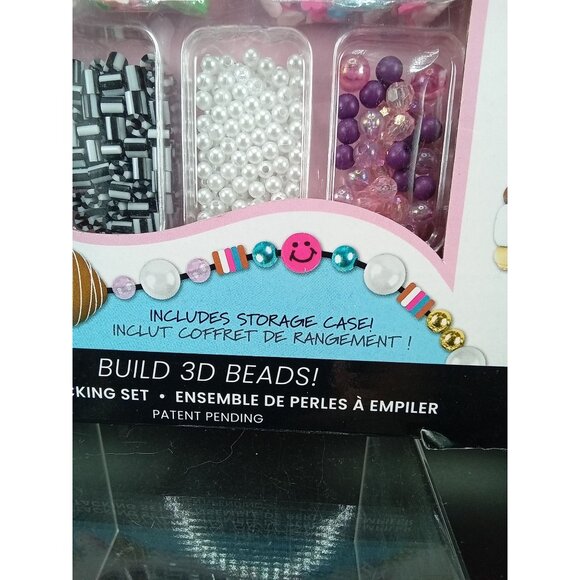Fashion Angels Bead Stackers Set With 500+ Assorted Beads & Storage Case - Picture 3 of 7